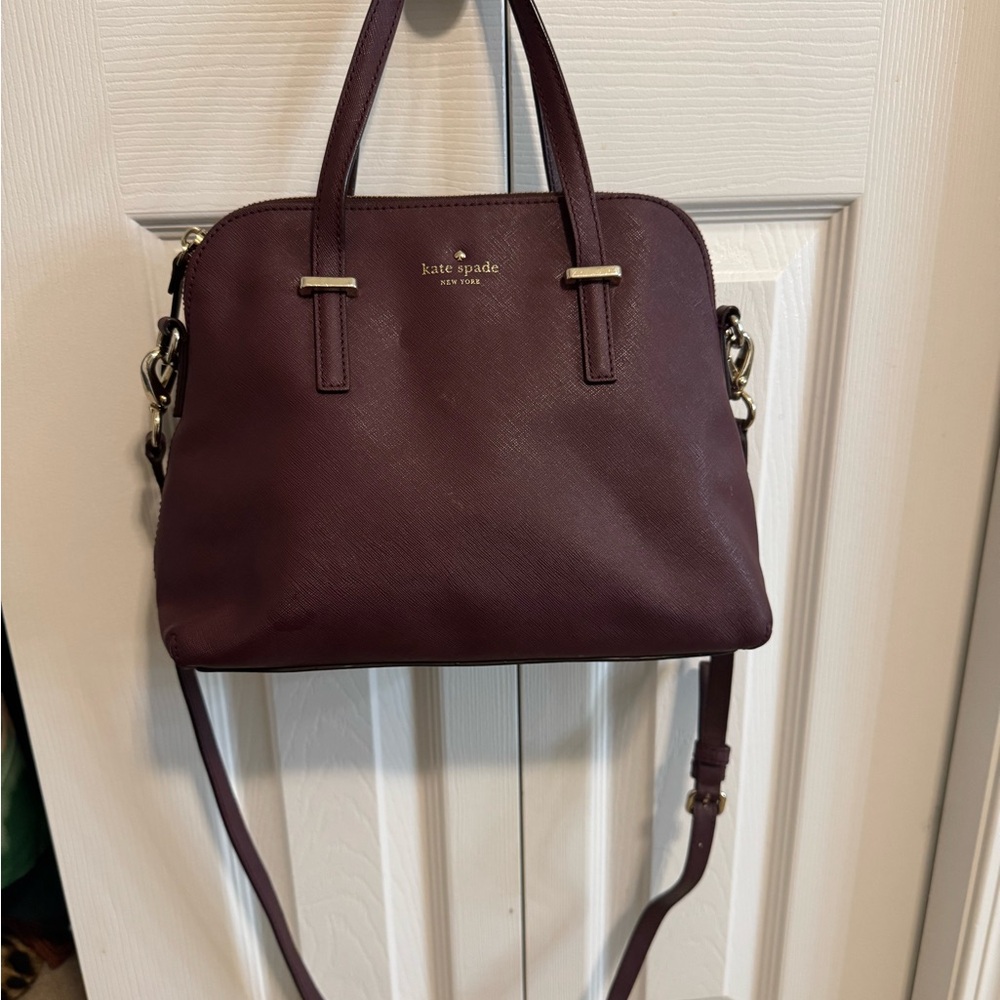 Kate Spade Deep Purple Satchel Bag